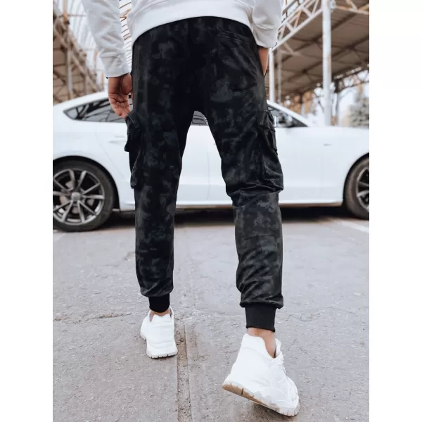  Мъжки анцузи DSTREET UX4362 ЧЕРНО 