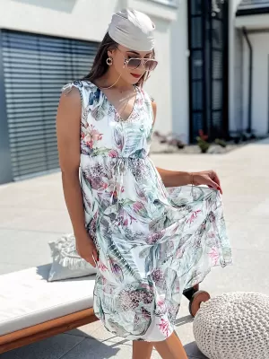 Рокля DSTREET ROSALIE EY2527 БЯЛ