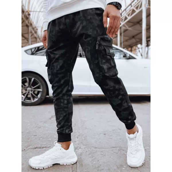  Мъжки анцузи DSTREET UX4362 ЧЕРНО 