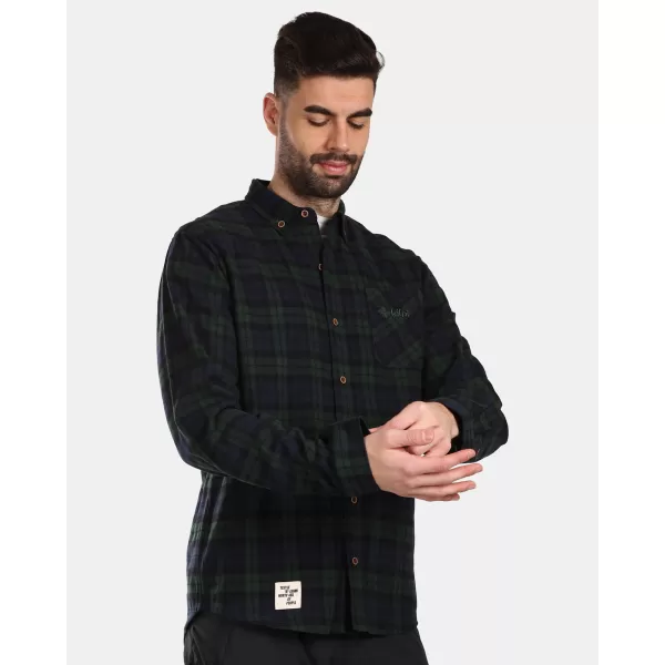  Мъжка риза KILPI FLANNY-M VM0380KI ТЪМНО ЗЕЛЕНО 
