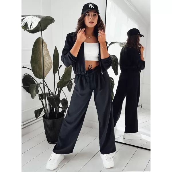  Дамски панталони DSTREET MADDIE UY1836 ЧЕРНО 