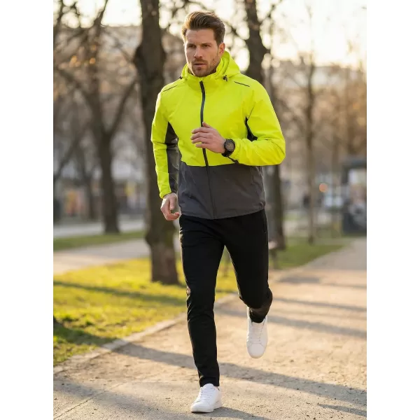  Мъжко яке ALTISPORT NoPrint NP/ALM835 НЕОНОВО ЖЪЛТО 