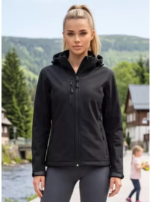 Дамско софтшел яке ALTISPORT NoPrint NP/ALW125 ЧЕРЕН