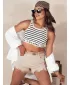 Къси панталони DSTREET SUNYLOOK SY0373 БЕЖОВО