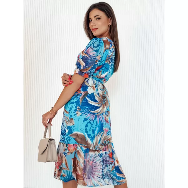  Рокля DSTREET BLOSSOM LOVE EY2524 СИНЬО 