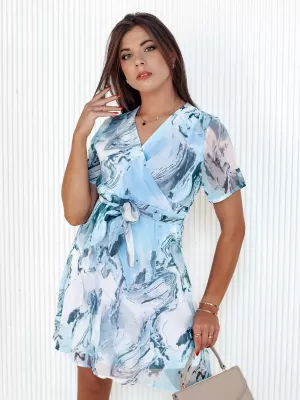 Рокля DSTREET CHICLOVE EY2518 СВЕТЛО СИНЬО