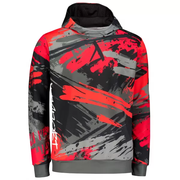  Мъжки премиум суичър ALTISPORT VOJ/ALM014MI01 ЧЕРНО И ЧЕРВЕНО 