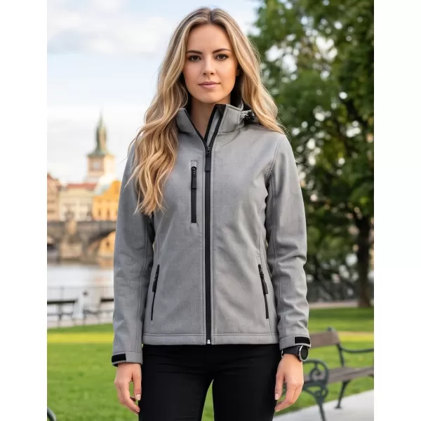  Дамско софтшел яке ALTISPORT NoPrint NP/ALW125 СТОМАНЕНО СИВО 