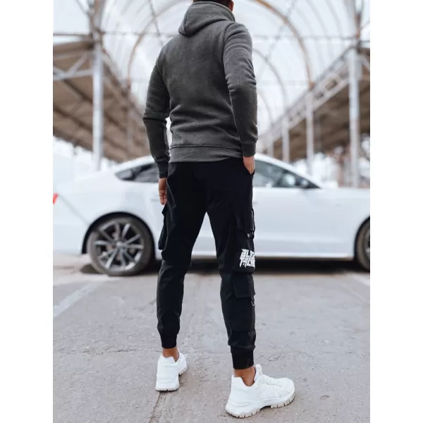  Мъжки суичър DSTREET BX5705 ТЪМНО СИВО 
