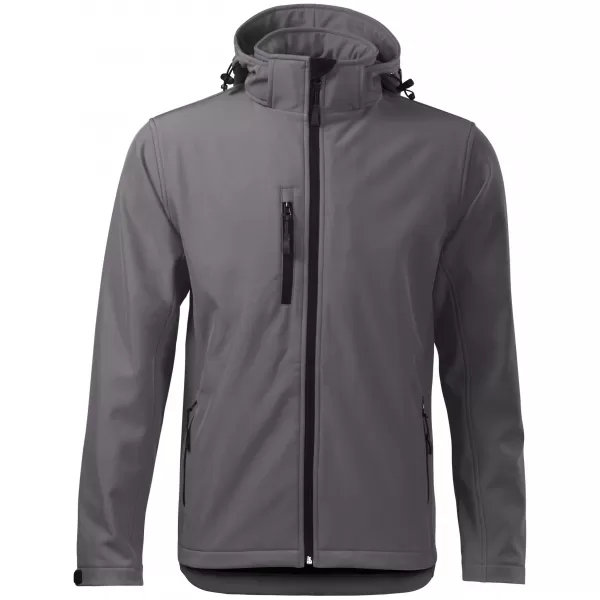  Мъжко софтшел яке ALTISPORT NoPrint NP/ALM225 ТЪМНОСИВИ ОТБЛЯСЪЦИ 