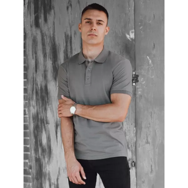  Мъжки t -риза с яка DSTREET PX0599 ТЪМНО СИНЬО 