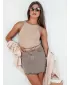 Дамска пола DSTREET TRENDSTAR CY0457 БЕЖОВО
