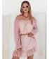 Рокля DSTREET KERVEN EY2469 РОЗОВО