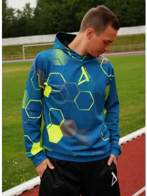 Мъжки първокласен функционален суичър ALTISPORT VOJ/ALM037MI01 КЕРОСИН/ЖЪЛТ