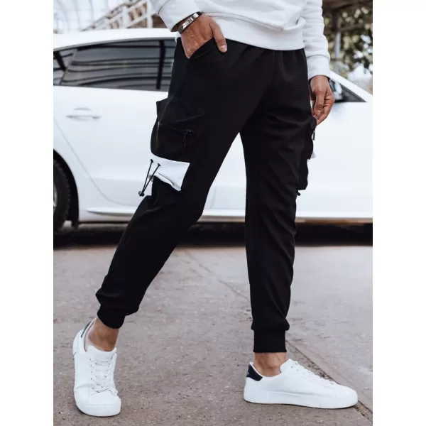  Мъжки анцузи DSTREET UX4371 ЧЕРНО 