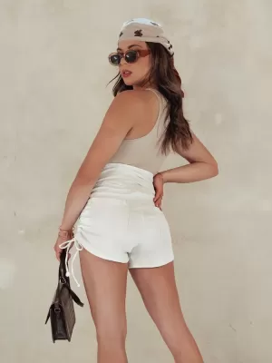 Къси панталони DSTREET STYLE SHORTS SY0394 БЕЖОВО