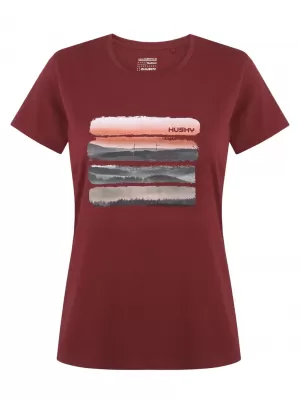 Дамска тениска HUSKY TEE VANE L БОРДО
