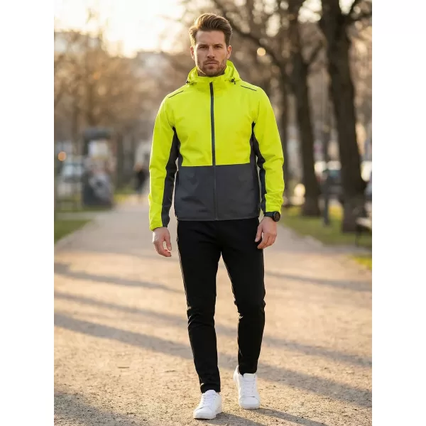  Мъжко яке ALTISPORT NoPrint NP/ALM835 НЕОНОВО ЖЪЛТО 