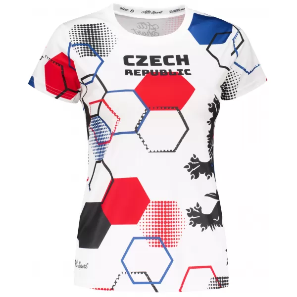  Дамска премиум функционална тениска ALTISPORT x CZE VOJ/ALW036TR01 ХЕКСА БЯЛО 