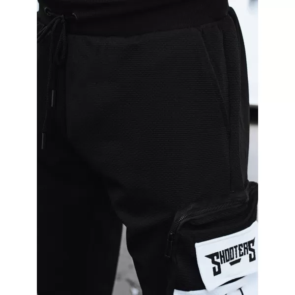  Мъжки анцузи DSTREET UX4371 ЧЕРНО 