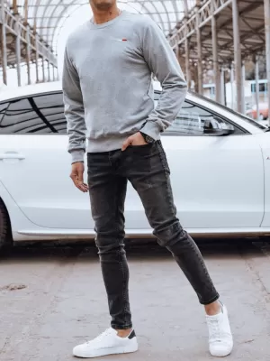 Мъжки суичър DSTREET BX5737 СВЕТЛО СИВО