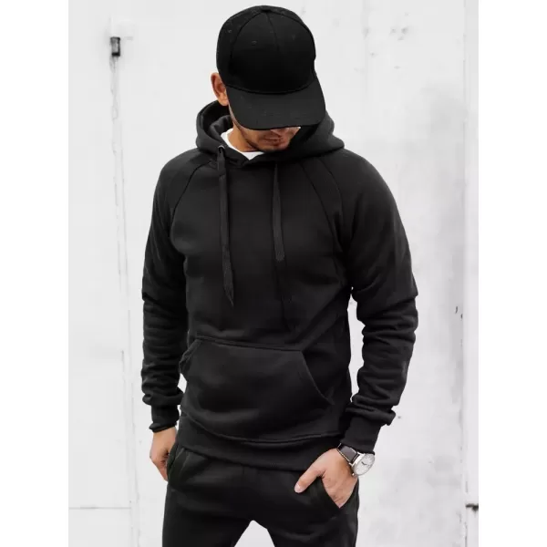  Суичър с качулка DSTREET BX5559 ЧЕРНО 