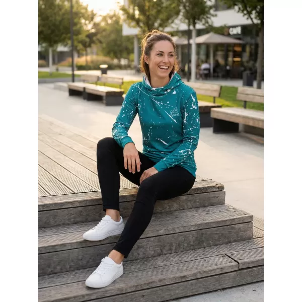  Дамски първокласен функционален суичър ALTISPORT VOJ/ALW034MI01 СМАРАГД 