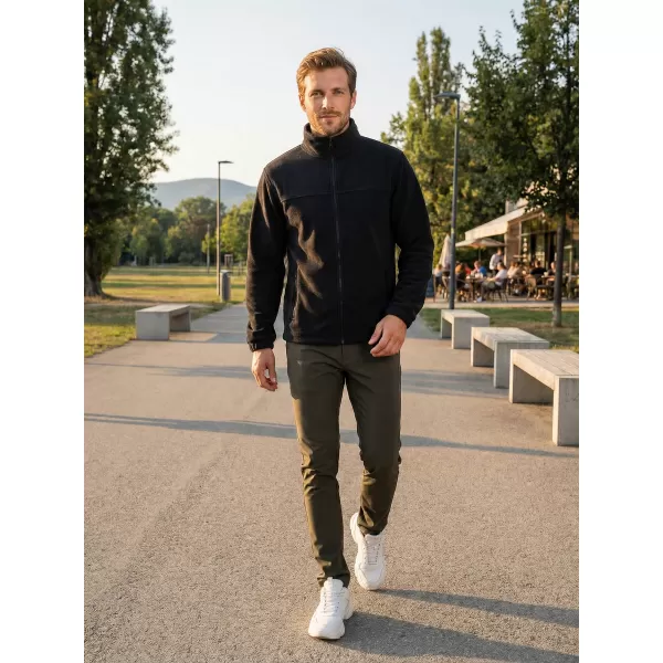  Мъжки поларен суичър ALTISPORT NoPrint NP/ALM105 ЧЕРЕН 