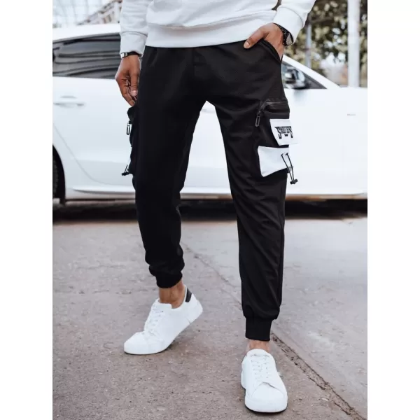  Мъжки анцузи DSTREET UX4371 ЧЕРНО 