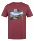 Мъжка тениска HUSKY TEE SKYLINE M БОРДО