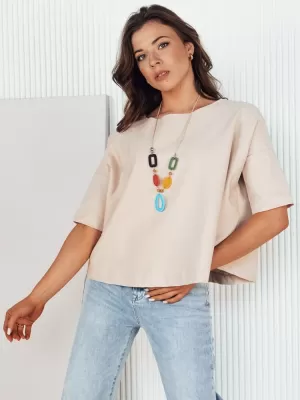 Дамска блуза DSTREET BULS RY2505 БЕЖОВ Dstreet1