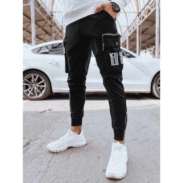  Мъжки анцузи DSTREET UX4309 ЧЕРНО 