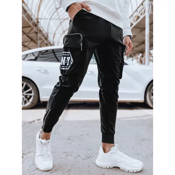  Мъжки анцузи DSTREET UX4309 ЧЕРНО 