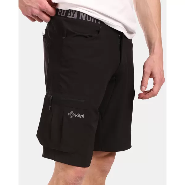  Мъжки шорти KILPI ASHER-M VM0420KI ЧЕРЕН 