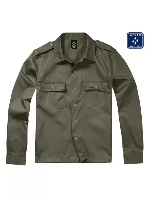 Риза BRANDIT US BD4102 МАСЛИНА