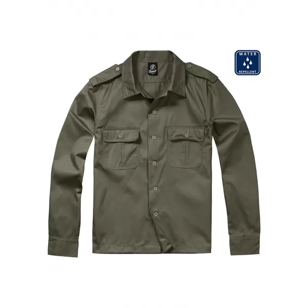  Риза BRANDIT US BD4102 МАСЛИНА 