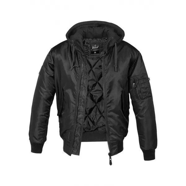  Яке BRANDIT HOODED MA BD3150 ЧЕРНО 