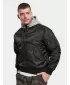 Яке BRANDIT HOODED MA BD3150 ЧЕРНО/СИВО