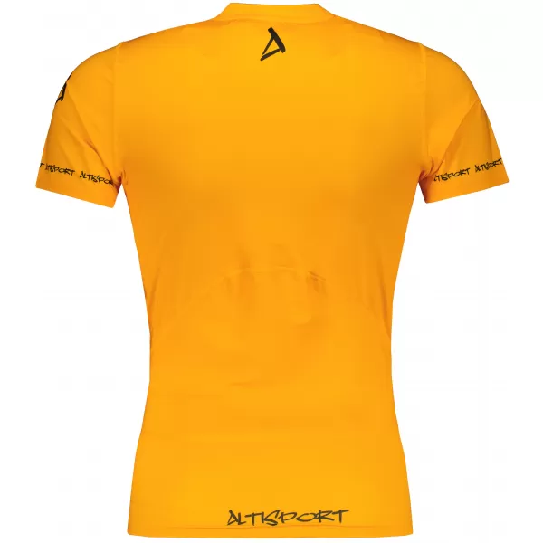  Мъжка първокласна функционална компресионна тениска с къс ръкав ALTISPORT VOJ/ALM000TR04 ОРАНЖЕВО 