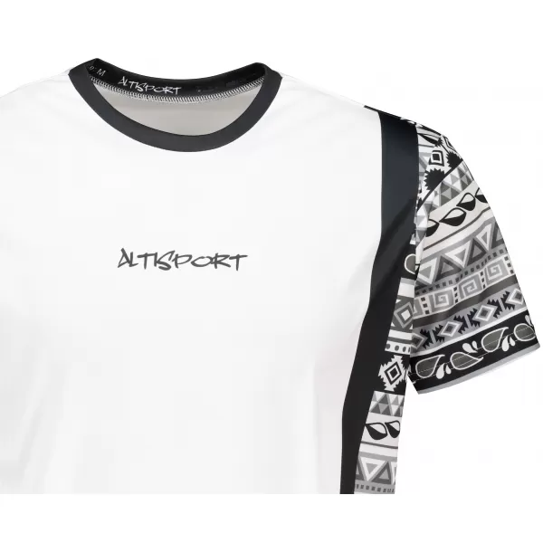  Мъжка функционална премиум тениска ALTISPORT VOJ/ALM043TR01 БЯЛО 