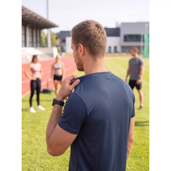  Мъжка функционална тениска ALTISPORT NoPrint NP/ALM421 МОРСКО СИНЬО 