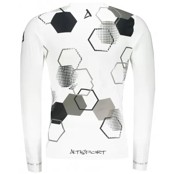  Мъжка премиум функционална компресионна тениска ALTISPORT VOJ/ALM037TR03 БЯЛО 