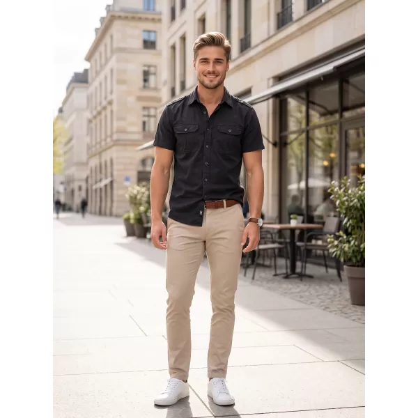  Риза BRANDIT VINTAGE BD4024 ЧЕРНО 