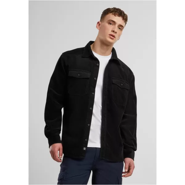  Риза BRANDIT CORDUROY CLASSIC BD4035 ЧЕРНО 