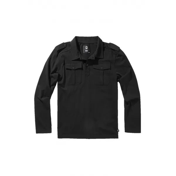  Риза BRANDIT BD4203 ЧЕРНО 