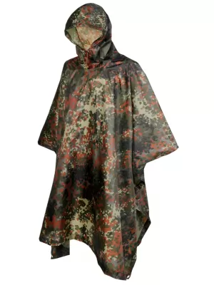 Poncho Raincoat BRANDIT RIPSTOP BD3169 FLECKTARN