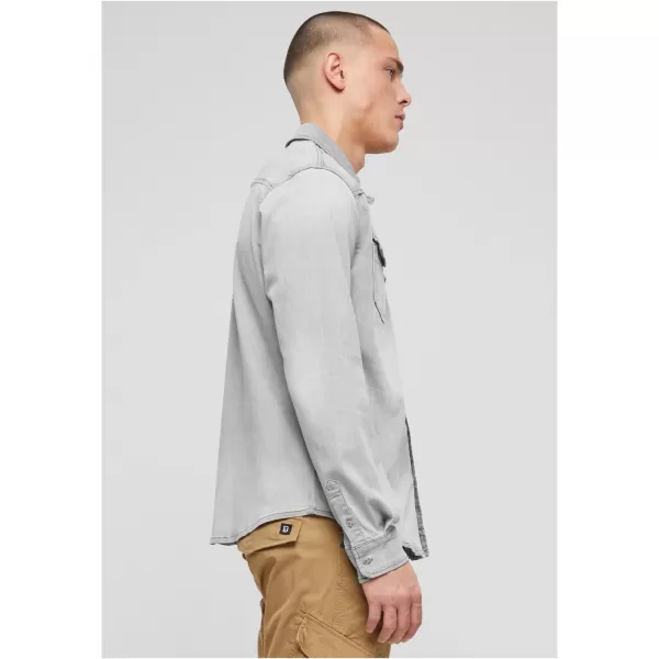  Риза BRANDIT RILEY DENIM BD4020 СИВО 