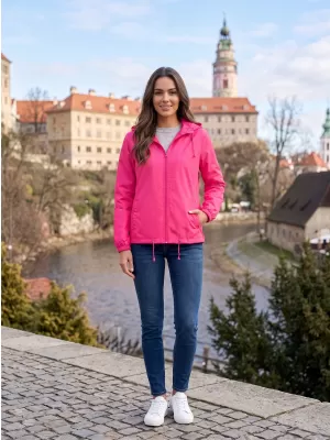 Дамско яке ALTISPORT NoPrint NP/ALW1311NJ ЯРКО РОЗОВО