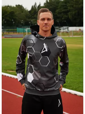 Мъжки първокласен функционален суичър ALTISPORT VOJ/ALM037MI01 СИВО
