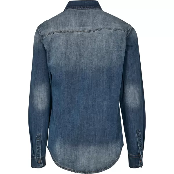  Риза BRANDIT RILEY DENIM BD4020 СИНЬО ИЗМИТО 